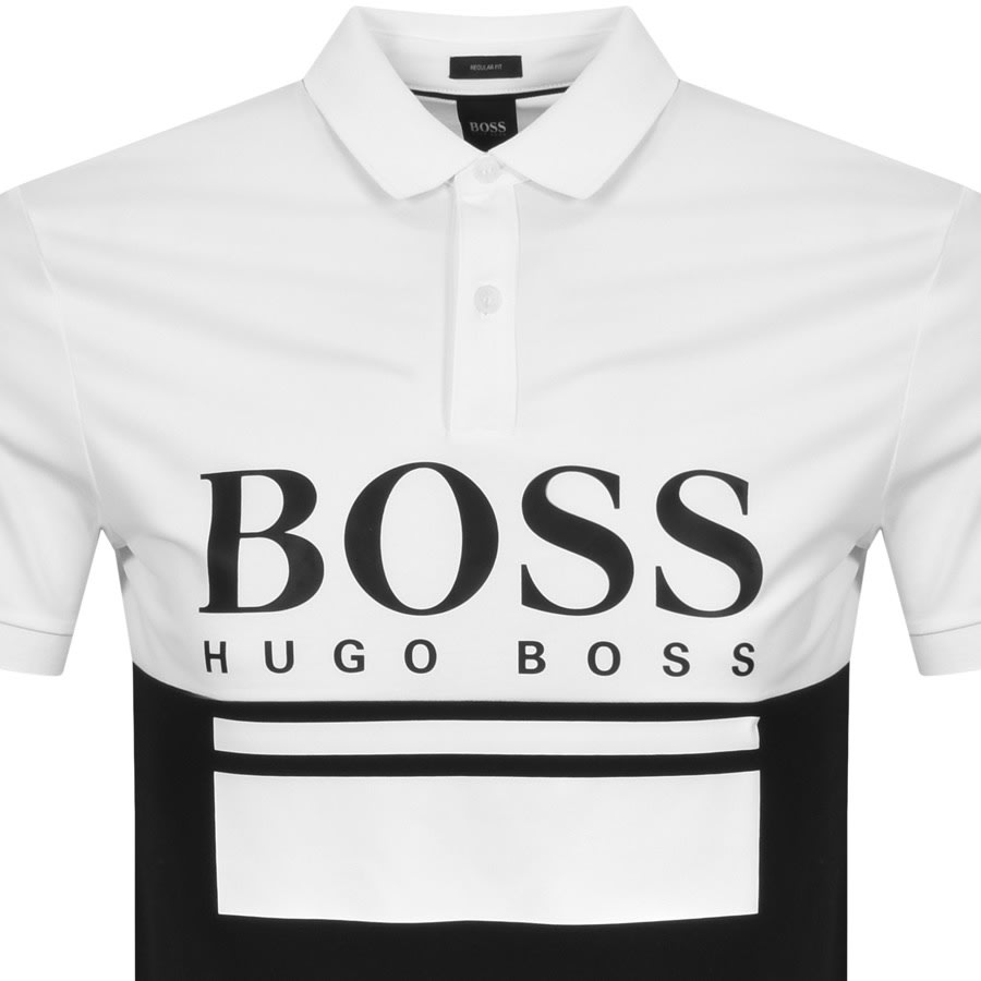 Alternative Image for ProductBOSS Pavel Logo Polo T Shirt White2